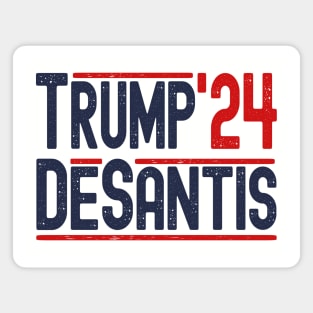 Vintage Donald Trump Ron DeSantis 2024 Magnet